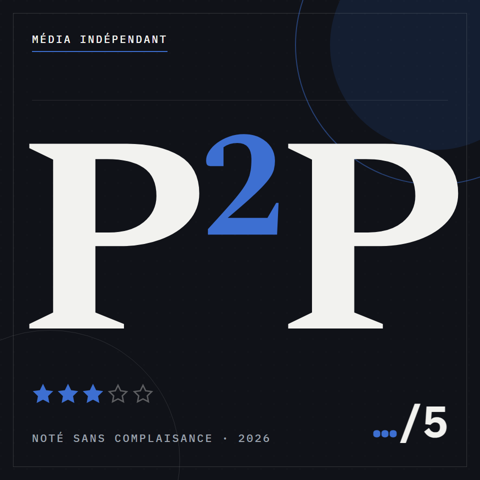 P2PLendingPlatform.fr — média indépendant, noté sans complaisance