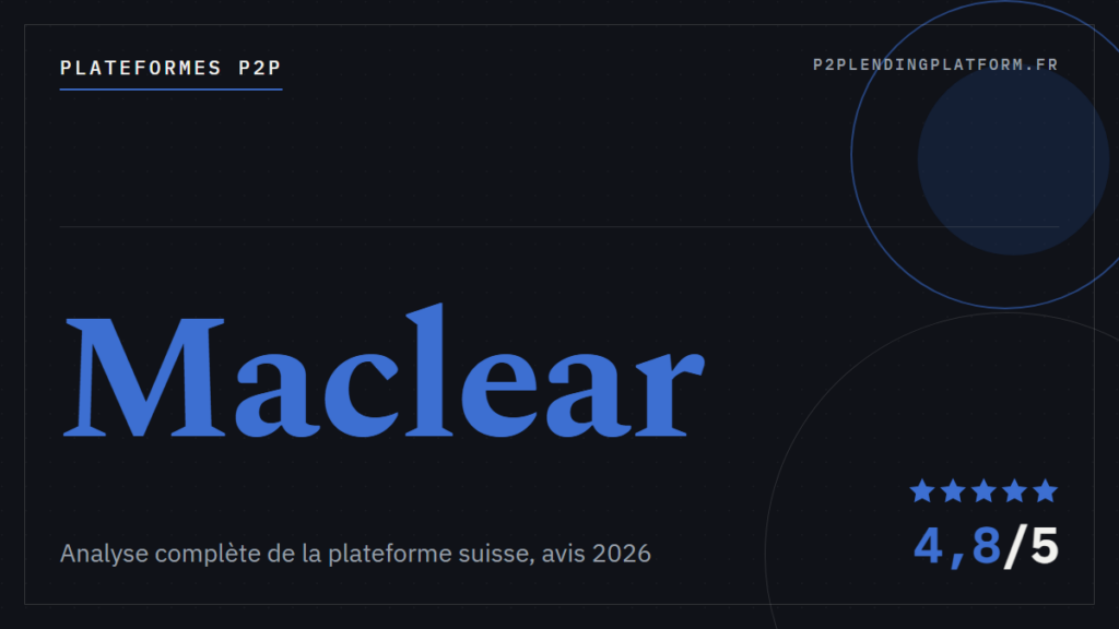 Maclear Avis 2026 — Analyse Complète P2P Suisse